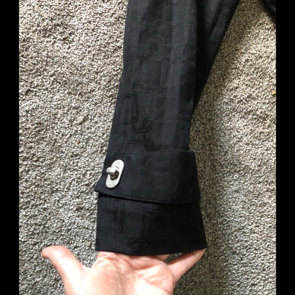 George Cotton Trench coat jacket size M Classic - Picture 6 of 13